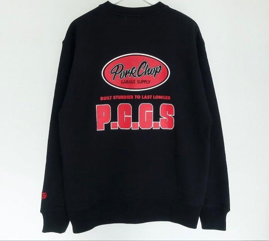 PORKCHOP ポークチョップ スウェット 黒 XL - メルカリ