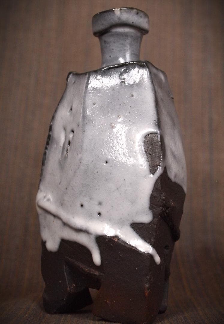 人気作家☆隠崎隆一【師：人間国宝 伊勢崎淳】☆白釉徳利 - メルカリ