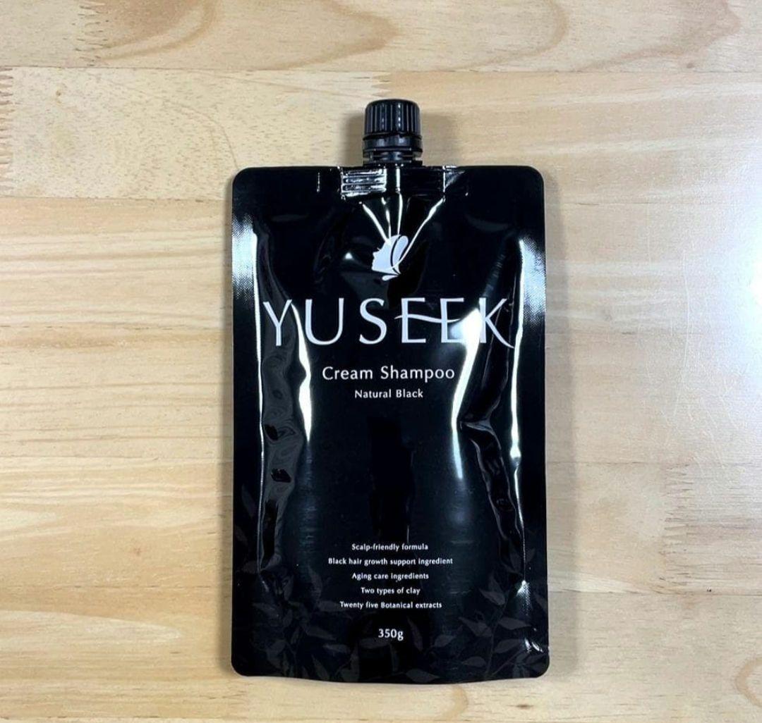YUSEEK Cream Shampoo ナチュラルブラック 350g 送込新品 - メルカリ