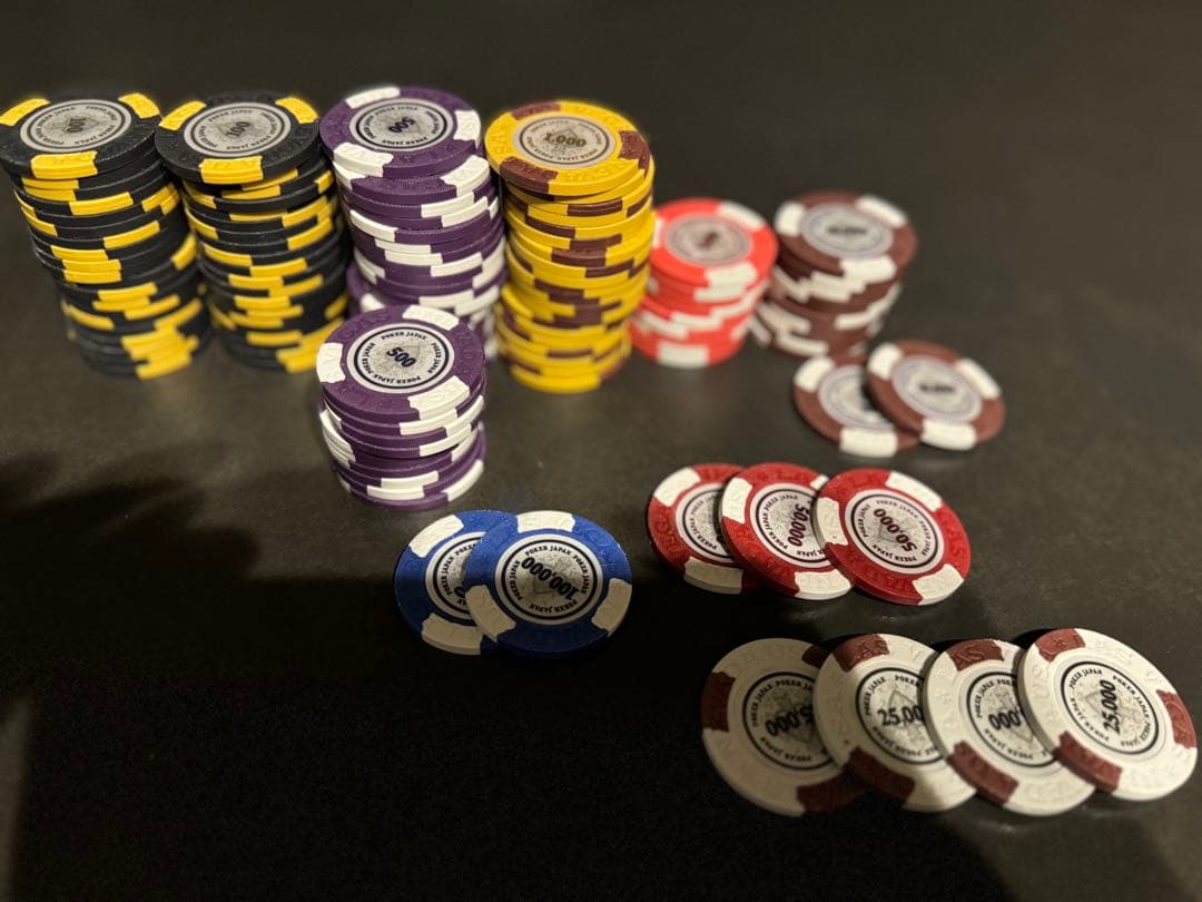 ラスベガスネバダ クレイポーカーチップ120枚 - メルカリ