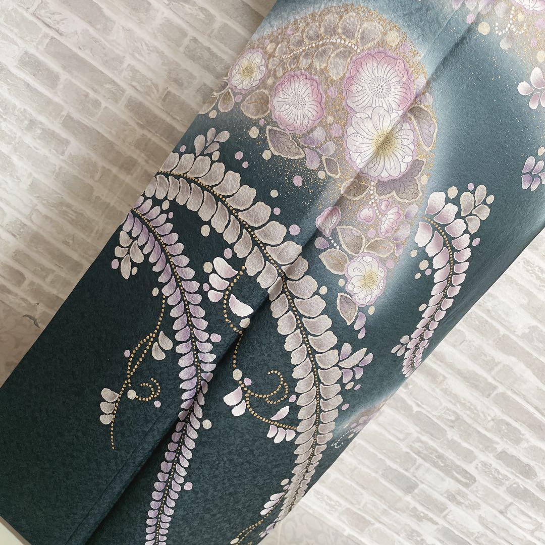 訪問着 フルセット 辻ヶ花 金彩加工 パールトーン加工 着物 L2 - メルカリ