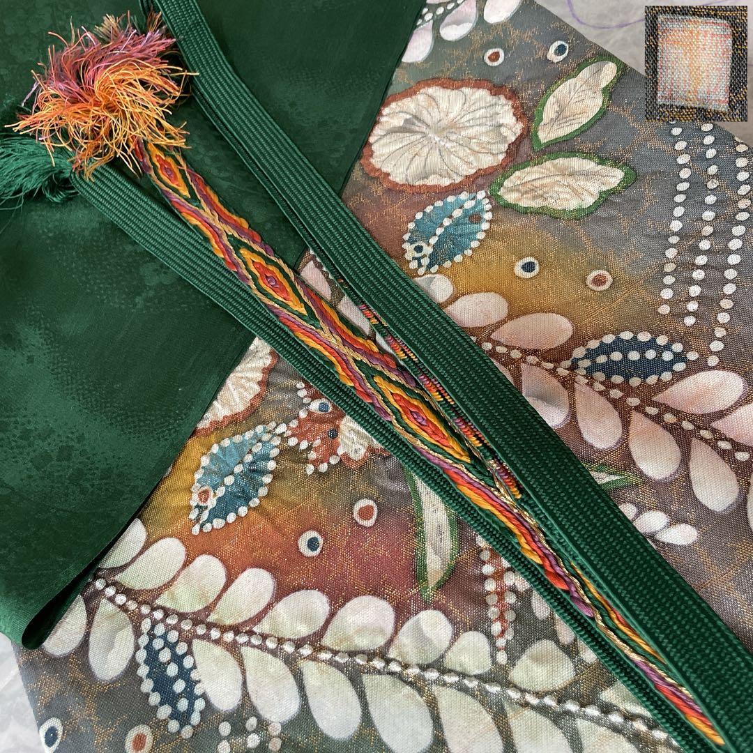 訪問着 フルセット 辻ヶ花 金彩加工 パールトーン加工 着物 L2 - メルカリ