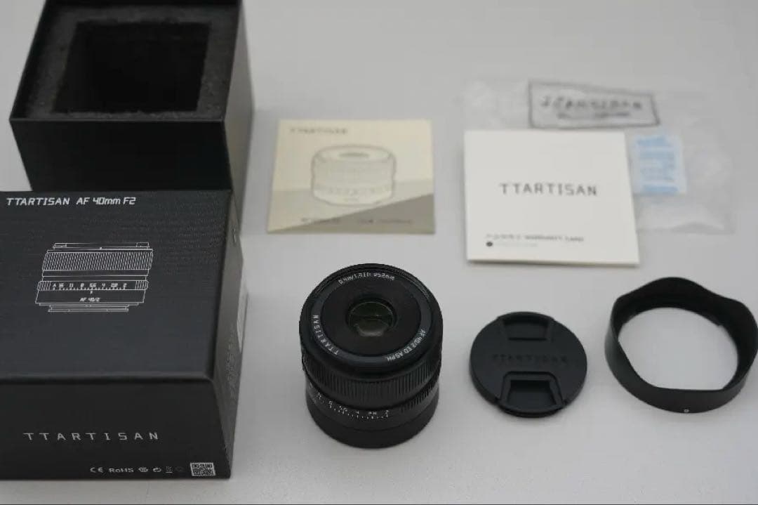 銘匠光学 TTArtisan AF 40mm f/2 ソニーEマウント 銘匠光学 TTArtisan AF 40mm f/2 ソニーEマウント TT-40F2AF-E-B 銘匠