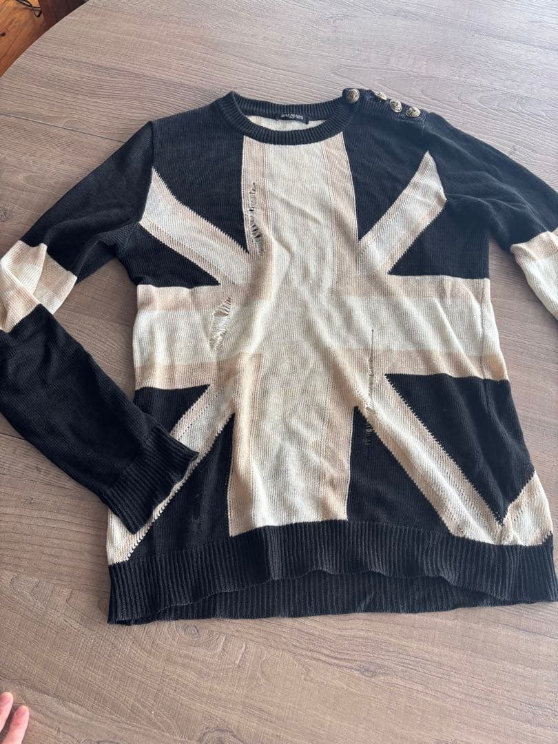 BALMAINユニオンジャック ニットセーター s-l400.jpg
