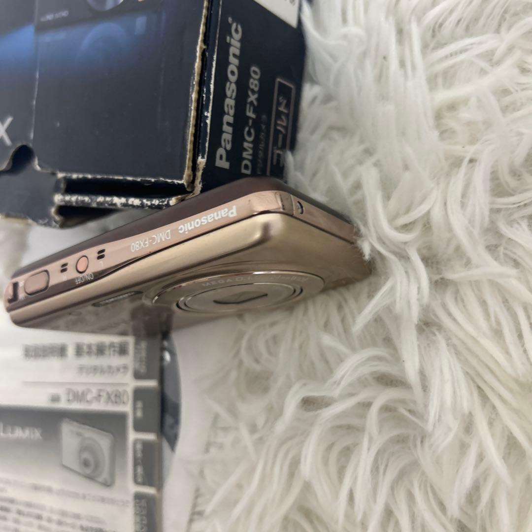極美品】 LUMIX DMC-FX80 付属品付き ゴールド デジカメ - メルカリ