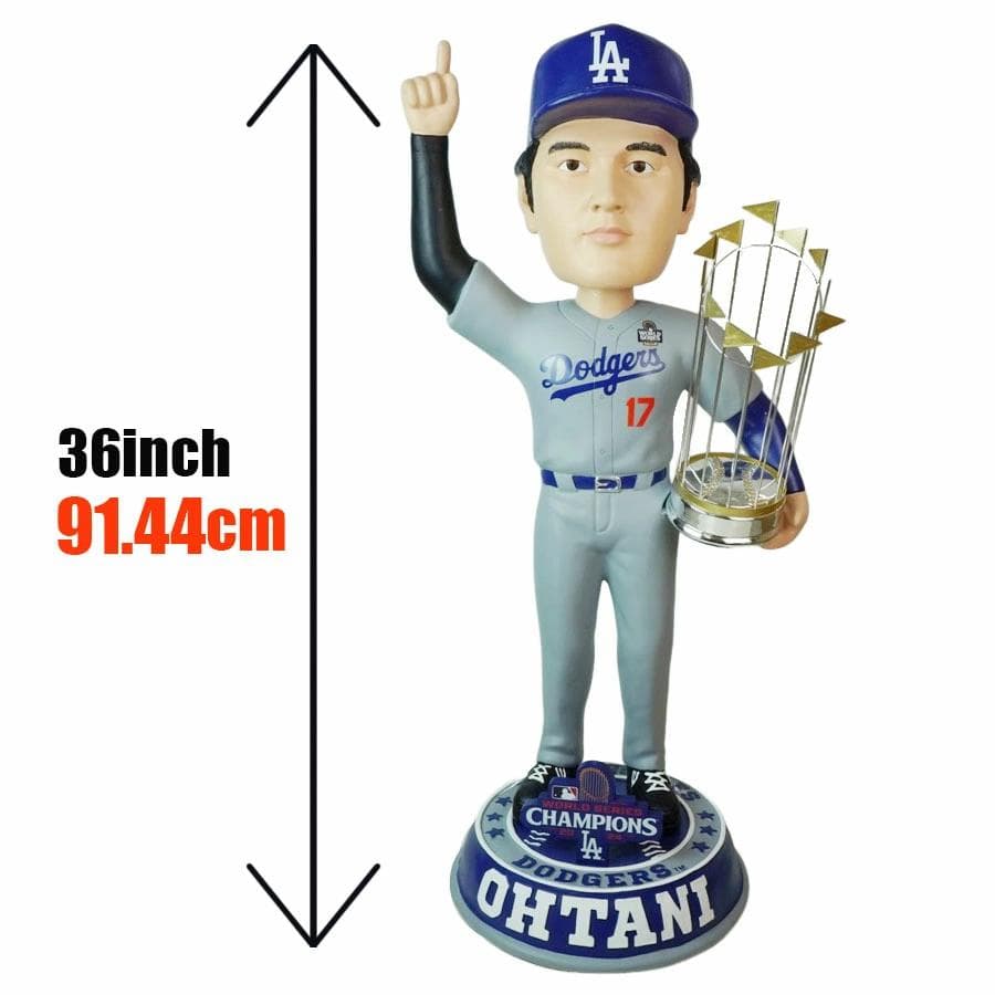 新品限定50体大谷翔平ドジャースワールドシリーズ優勝 約1M 超特大