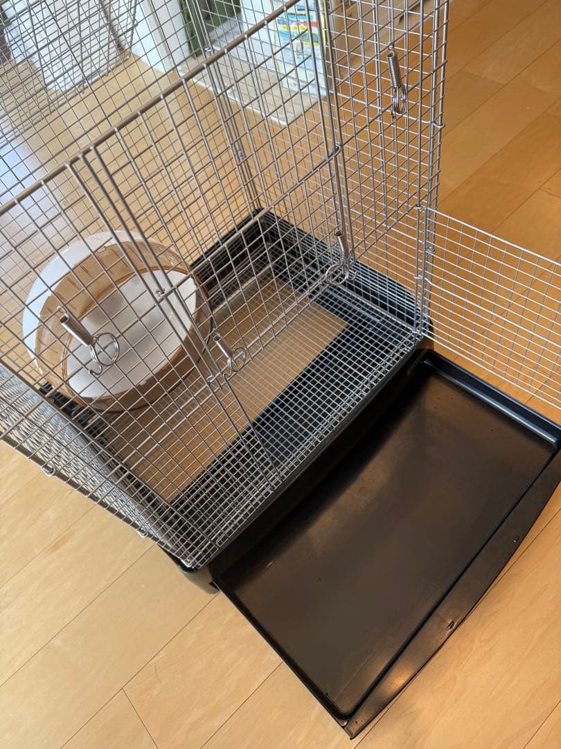 チンチラケージ　SANKO ブラック 62L x 51W x 78H 滑車付き チンチラケージ SANKO ブラック 62L x 51W x 78H 滑車付き チンチラ