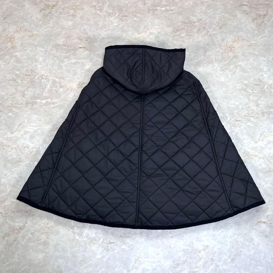 美品】マッキントッシュ 中綿キルティング ポンチョ コート 裏ボア