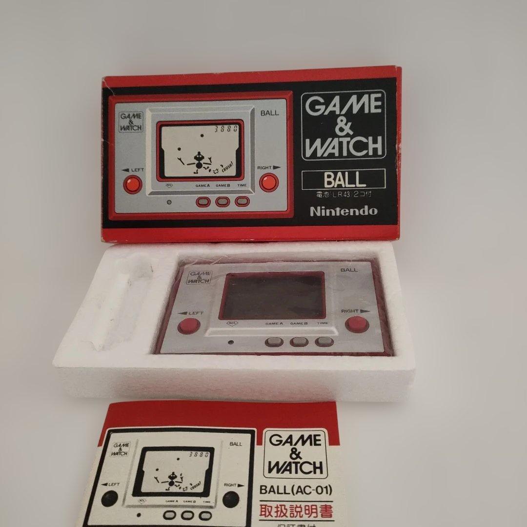 クラブニンテンドーゲームウォッチ動作未確認電池切れ箱、説明書付き
