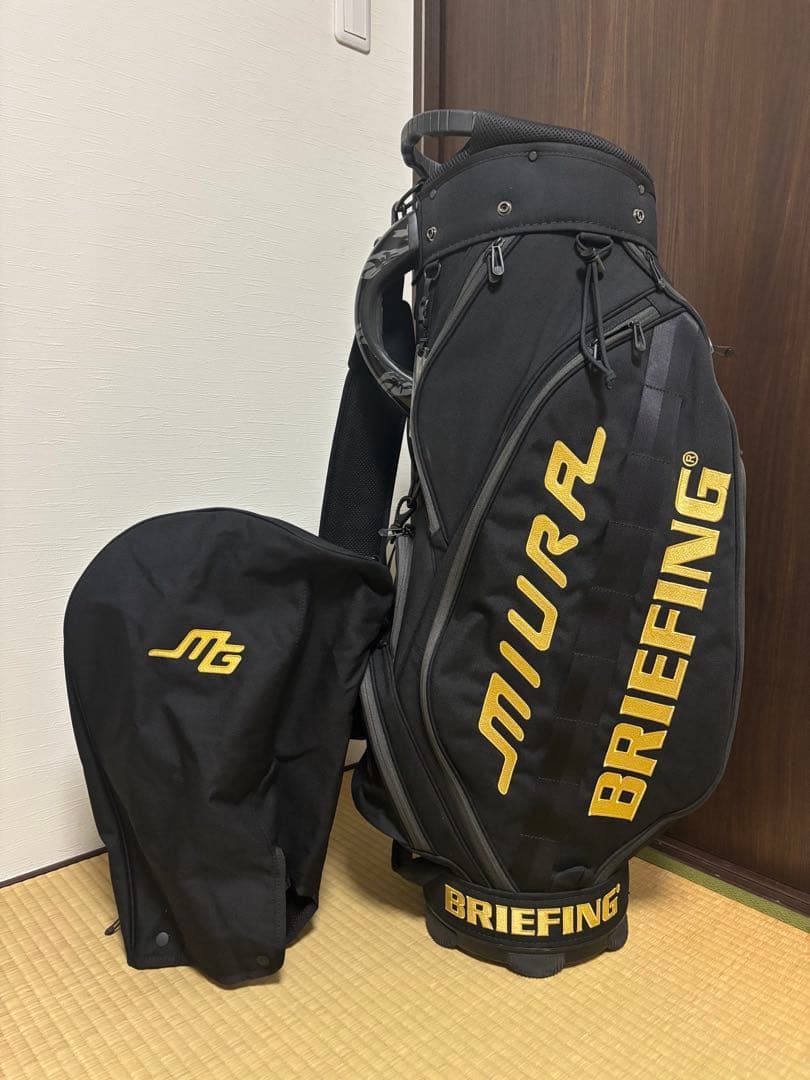 希少　ブリーフィング　三浦技研　キャディバッグ　コラボ　ゴルフバッグ　CR-05 BRIEFING GOLF（ブリーフィングゴルフ） ブリーフィング ゴルフ