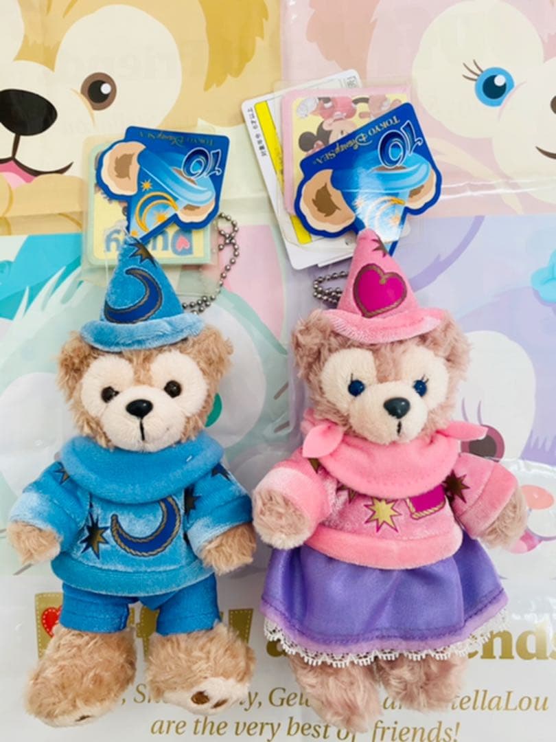 ダッフィー シェリーメイ 5周年 ぬいぐるみバッジ ぬいば - メルカリ