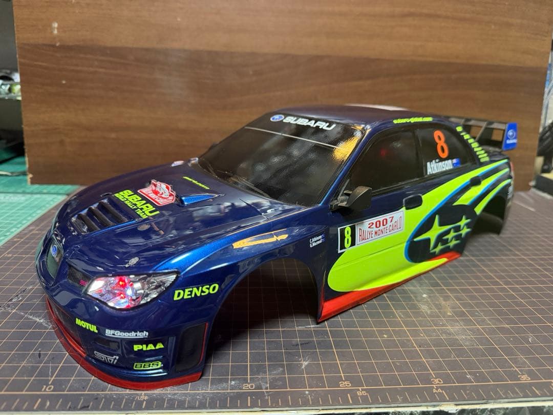 タミヤ　1/10RC スバル インプレッサ WRC モンテカルロ'07 ボディー タミヤ 電動RCカーシリーズ 1/10RC スバル インプレッサ WRC