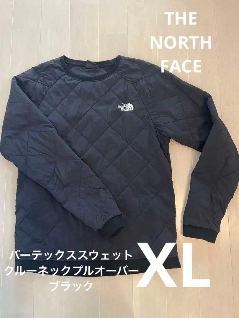 ノースフェイス　バーテックススウェットクルーネックプルオーバー　ブラック　XL THE NORTH FACE / ザ ノースフェイス】 バーテックススウェットクルー
