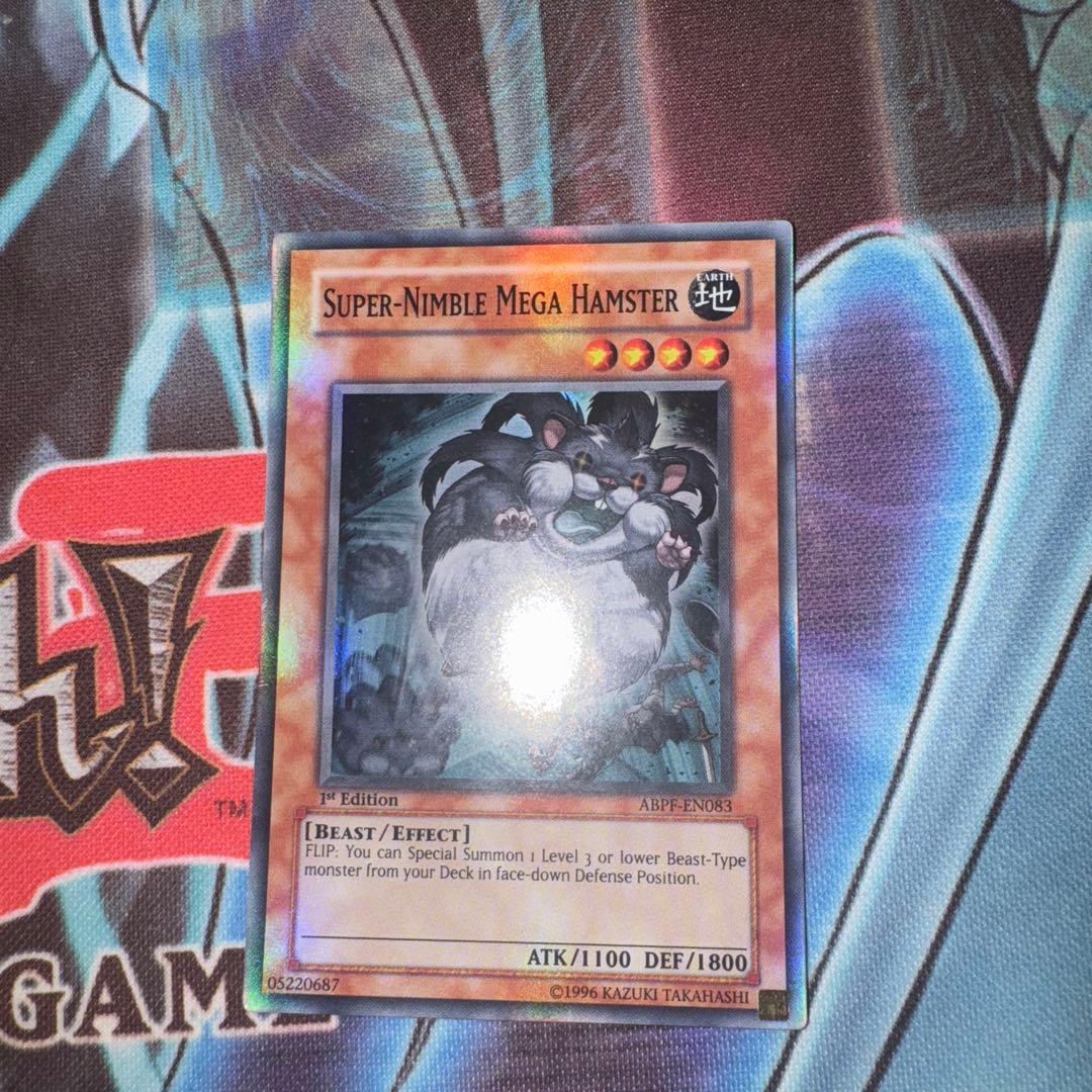 最安値 希少遊戯王【EU版】素早いビッグハムスター 1st スーパー