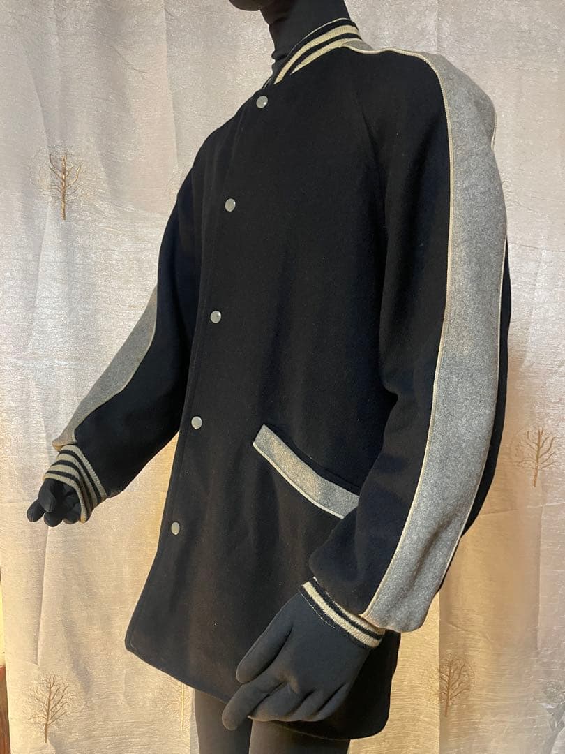 50´s リバーシブル ロングスタジャン ファラオ Aブラック×Bレッド