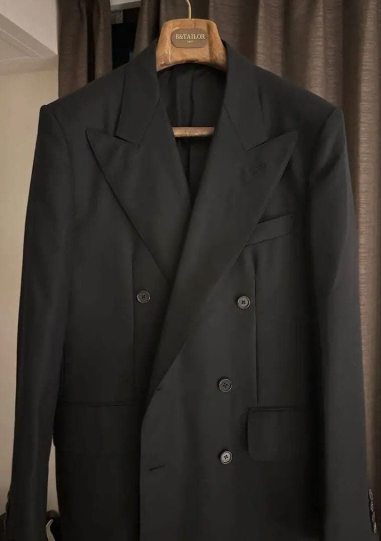 HUSBANDS ダブルブレスト ブラックスーツ 17051400025-22.jpg