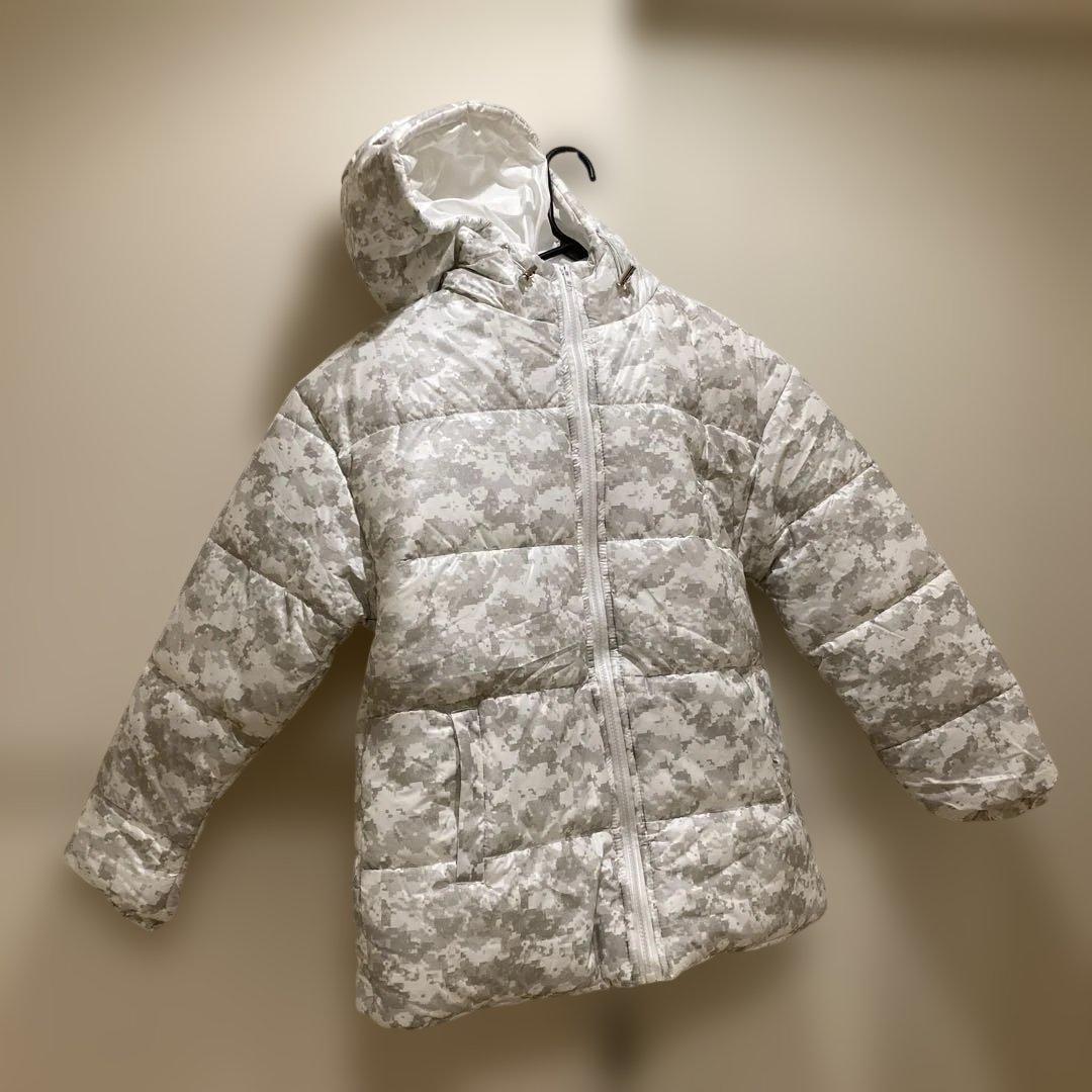 SUVENE ダウン 迷彩ダウンジャケット ホワイト・グレー SUVENE 新品