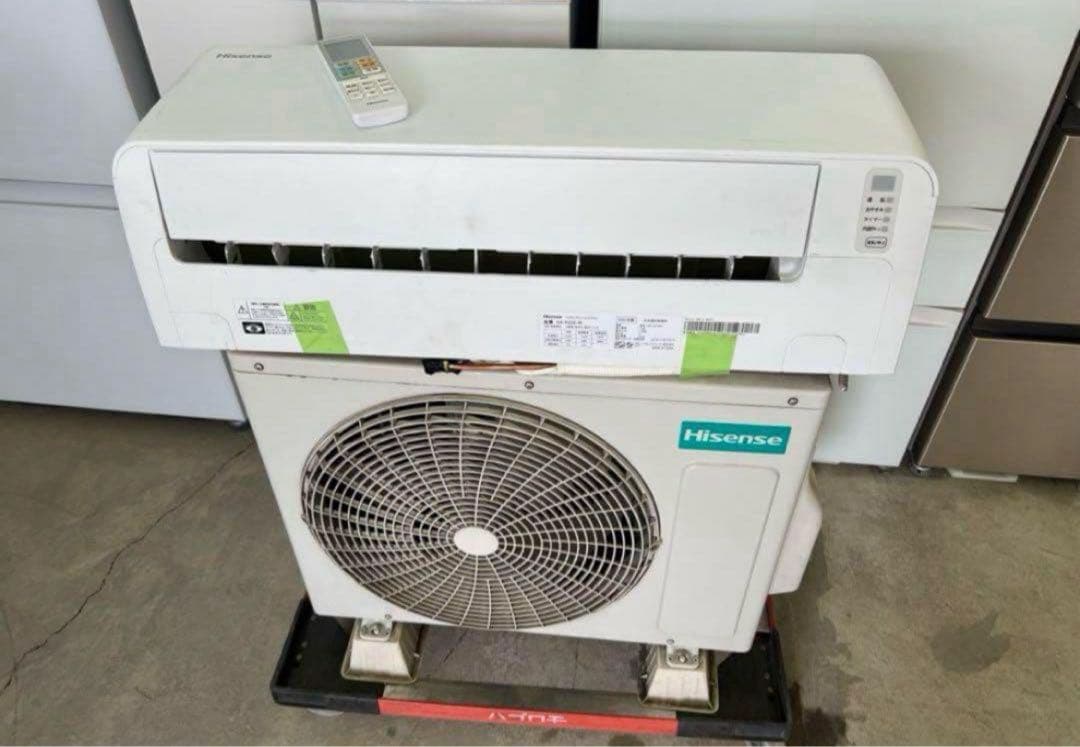 【高年式】2022年式 2.2kw Hisenseエアコン HA-S22E-W