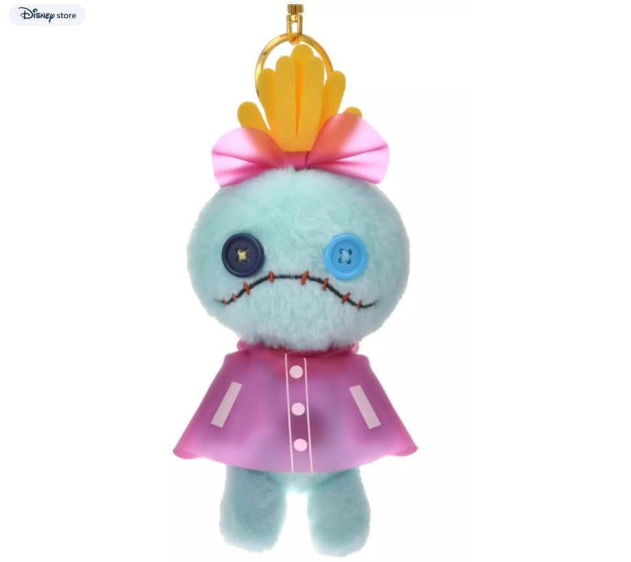 スティッチ スクランプ ぬいぐるみキーホルダー Disney 2点セット