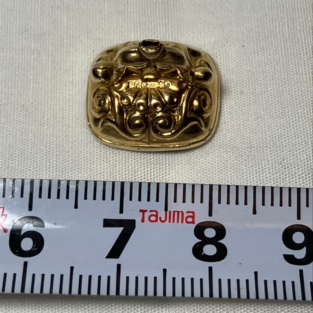 アンティーク 9金 フォブシール インタリオ 戦士 - メルカリ