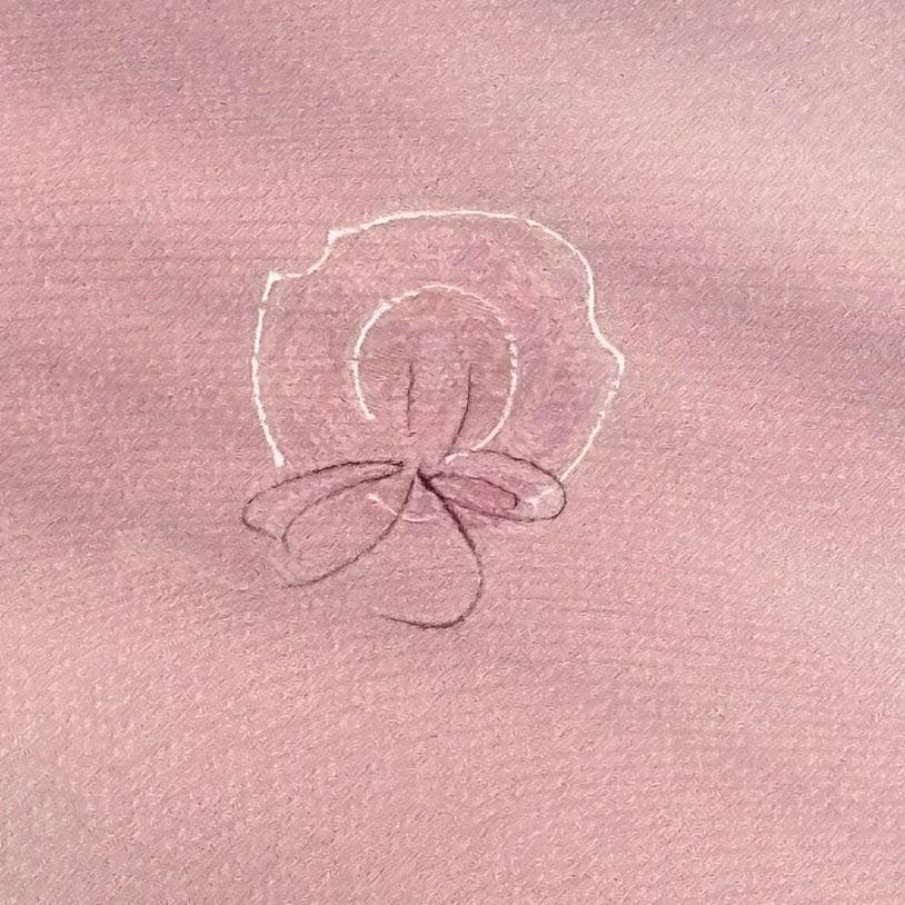 ゆりのはな 色無地着尺 反物 地紋入り ボカシ染め 丹後ちりめん 正絹