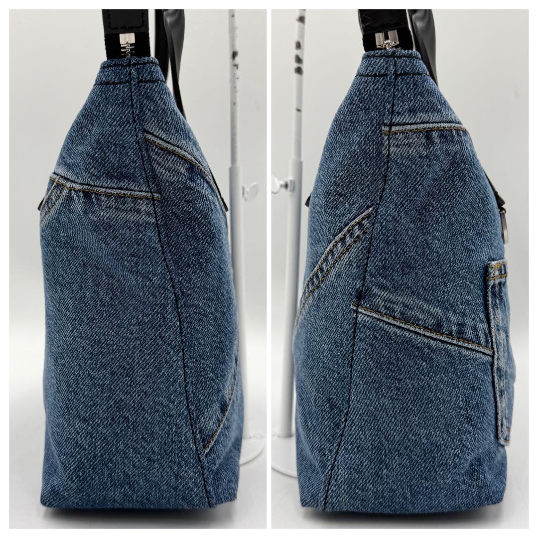 極美品】ドルチェ&ガッバーナ ショルダー パッチワーク デニム アダモ