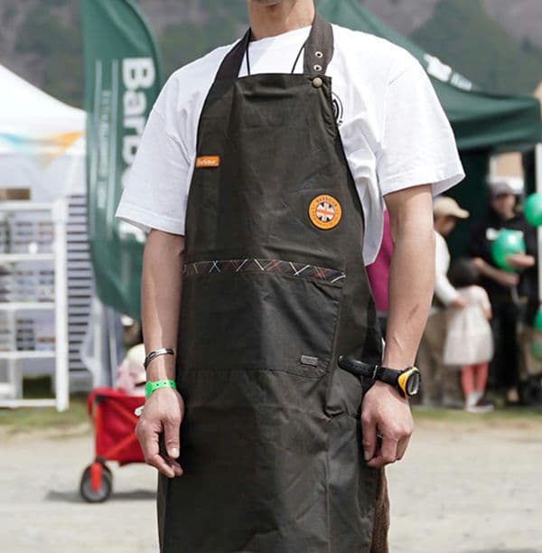 BarbourバブアーWaxワックスfor LifeライフApronエプロン - メルカリ