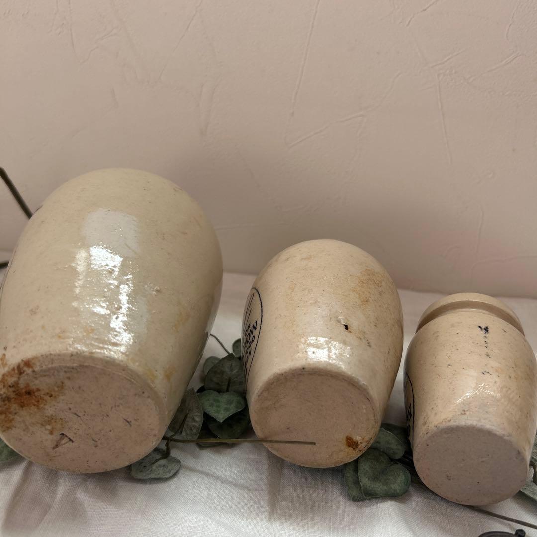 アンティーク Virol瓶 大中小3個セット