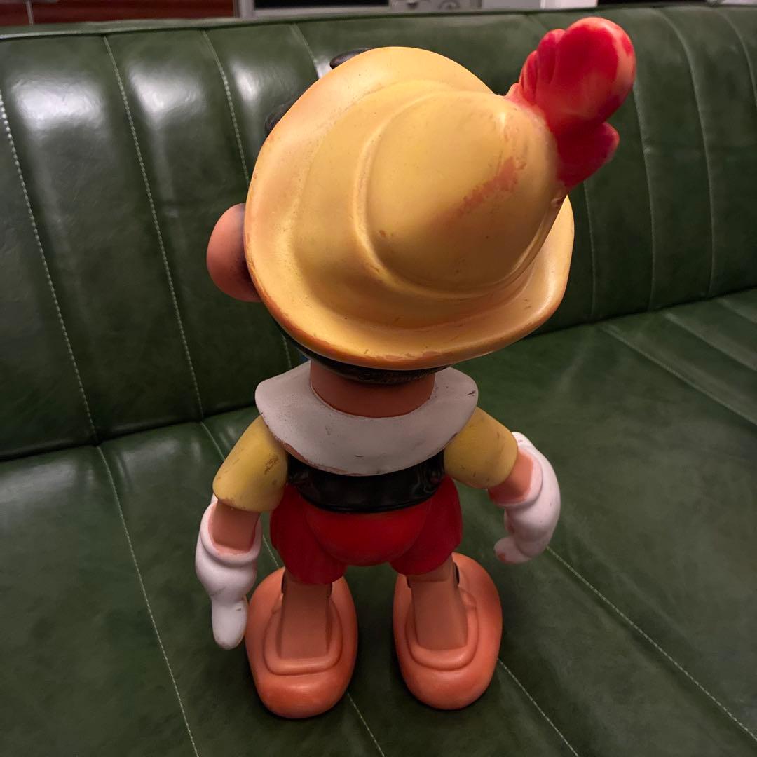 希少 ディズニー ピノキオ ラバー スクイーク ドール ソフビ ファモサ