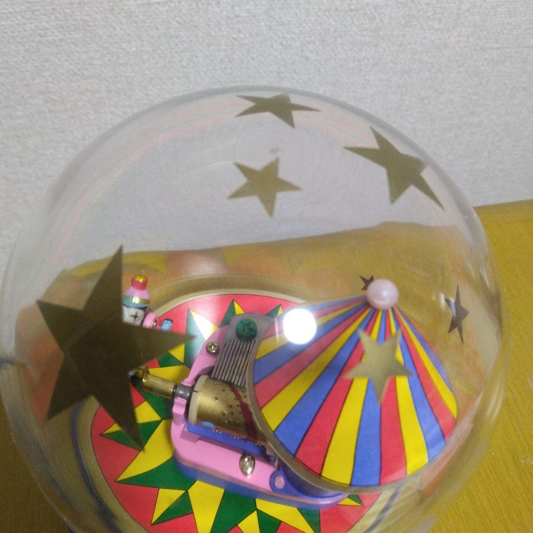 sankyo むらいこうじ ドーム型オルゴール ピエロ 道化師からくり