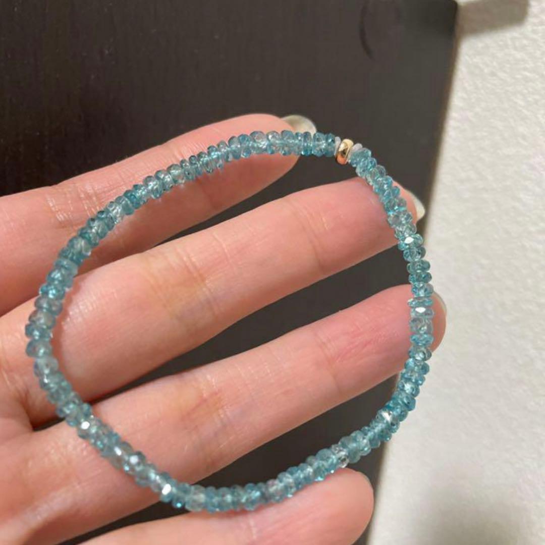 Yjkayさま•*¨*•.¸♬︎専用出品♡ブルージルコン ブレスレット - メルカリ
