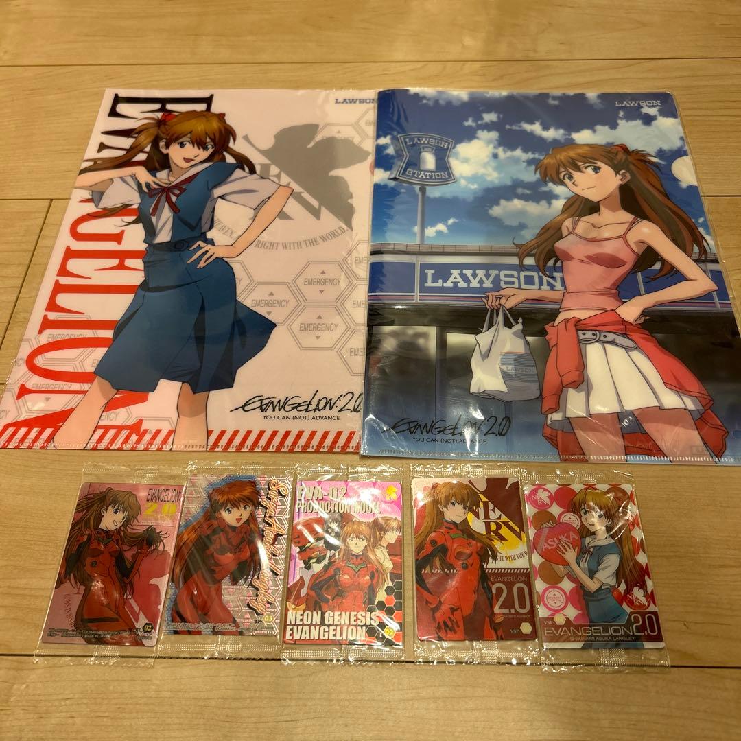 エヴァンゲリオン アスカ クリアファイル カードセット - メルカリ