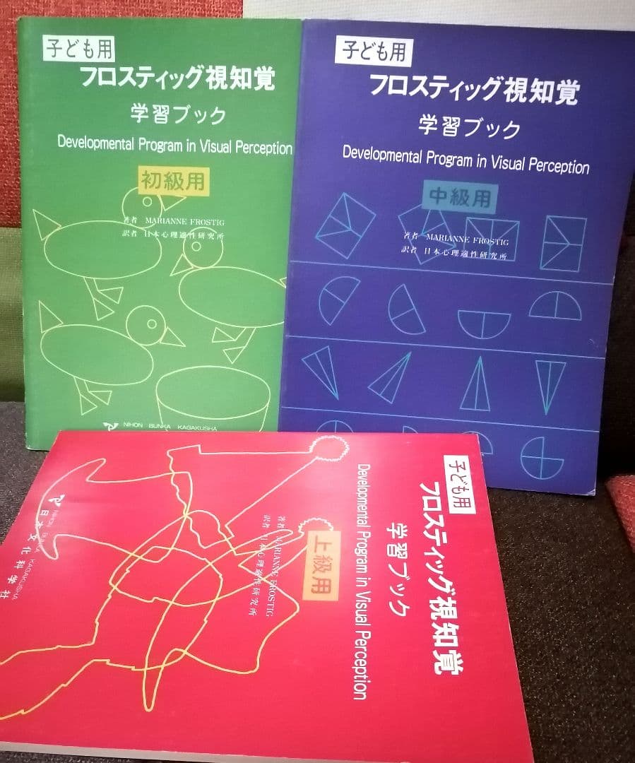 希少 フロスティッグ視知覚能力促進法 学習ブック 検査用紙 ビジョン