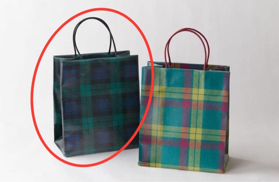 アンノウンプロダクツ 伊勢丹 レザーペーパーバッグ 小 ブラック