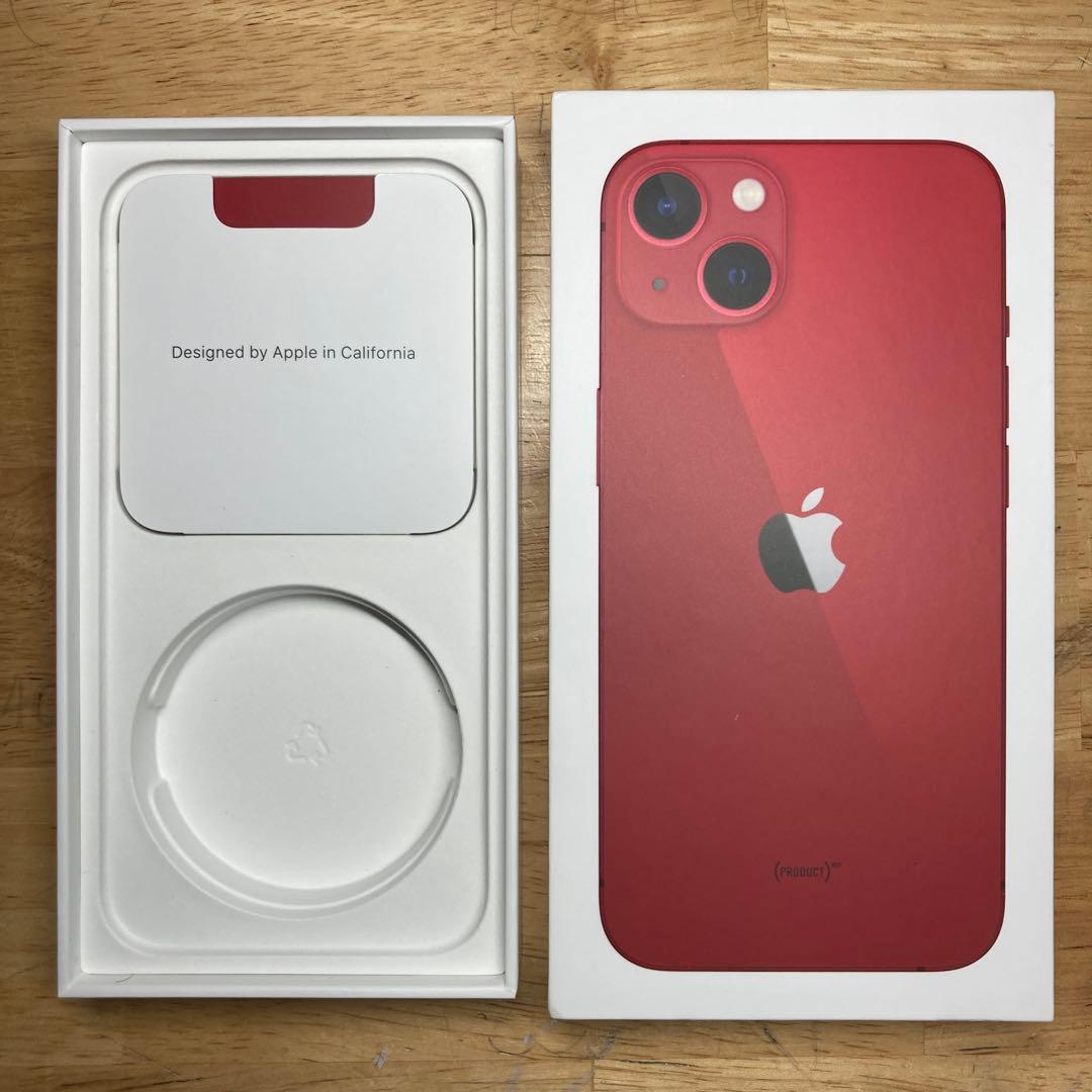 iPhone13 Red 128GB 空箱 - メルカリ