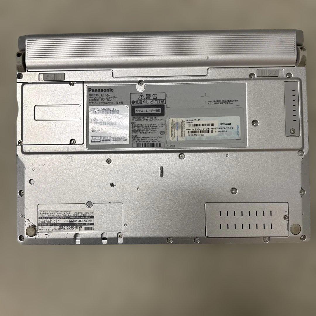 Panasonic CF-SX2 ノートPC シルバー ジャンク - メルカリ