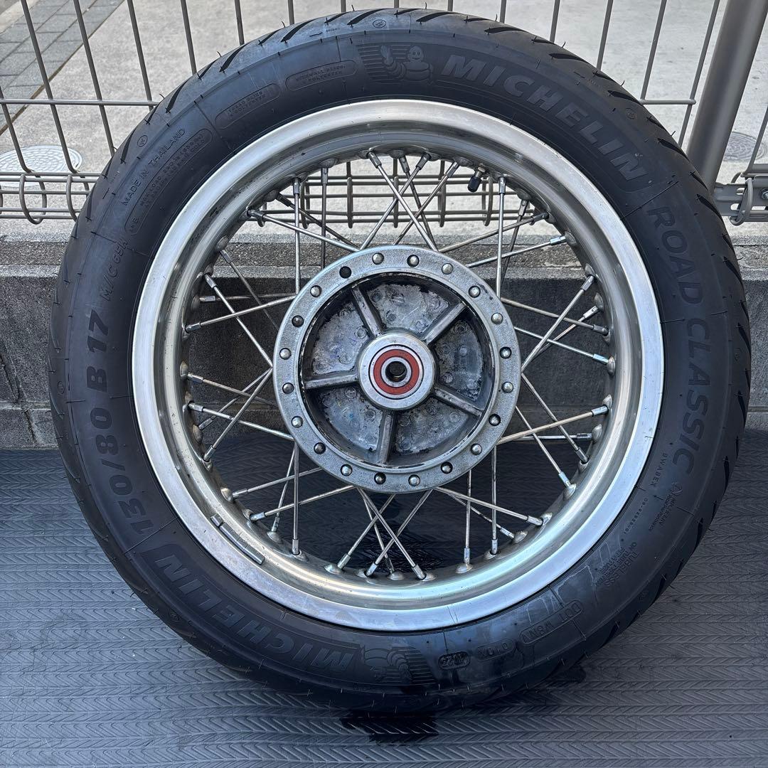 トライアンフ 空冷アルミホイール ボンネビル スラクストン純正