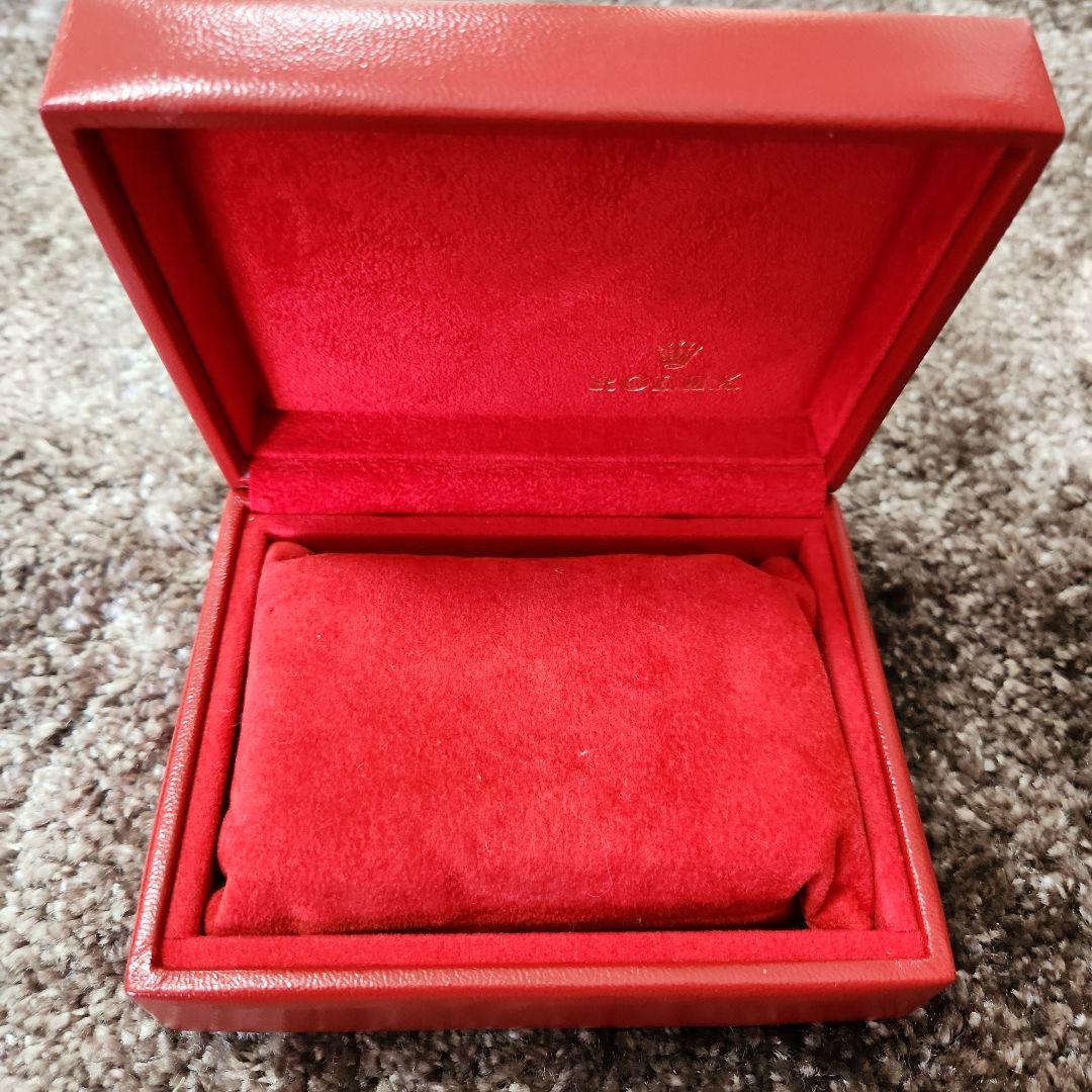 B⑧ロレックス 14.00.02 ROLEX 箱と レザーケース 赤 ROLEX: Red