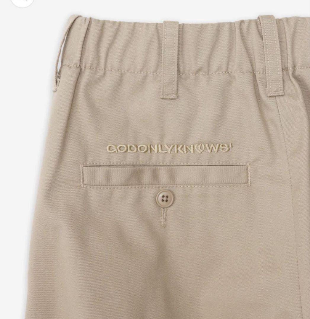 GODONLYKNOWS CHINO PANTS ベージュ Sサイズ 岩田剛典GODONLYKNOWS