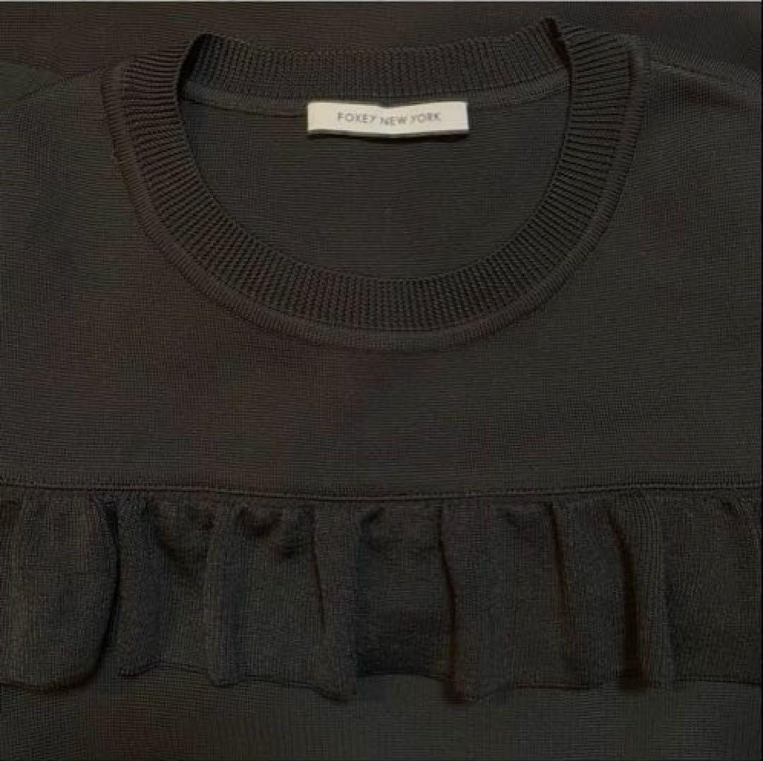 SNKL様専用 フォクシー FOXY フリル ニット ワンピース 滝沢眞規子さん