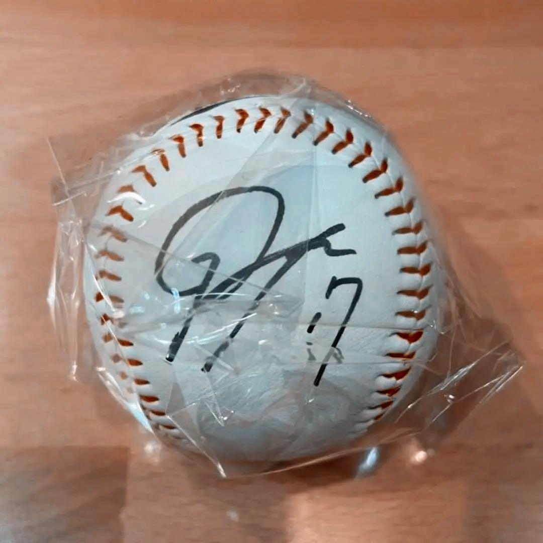 佐々木朗希 直筆サインボール - メルカリ