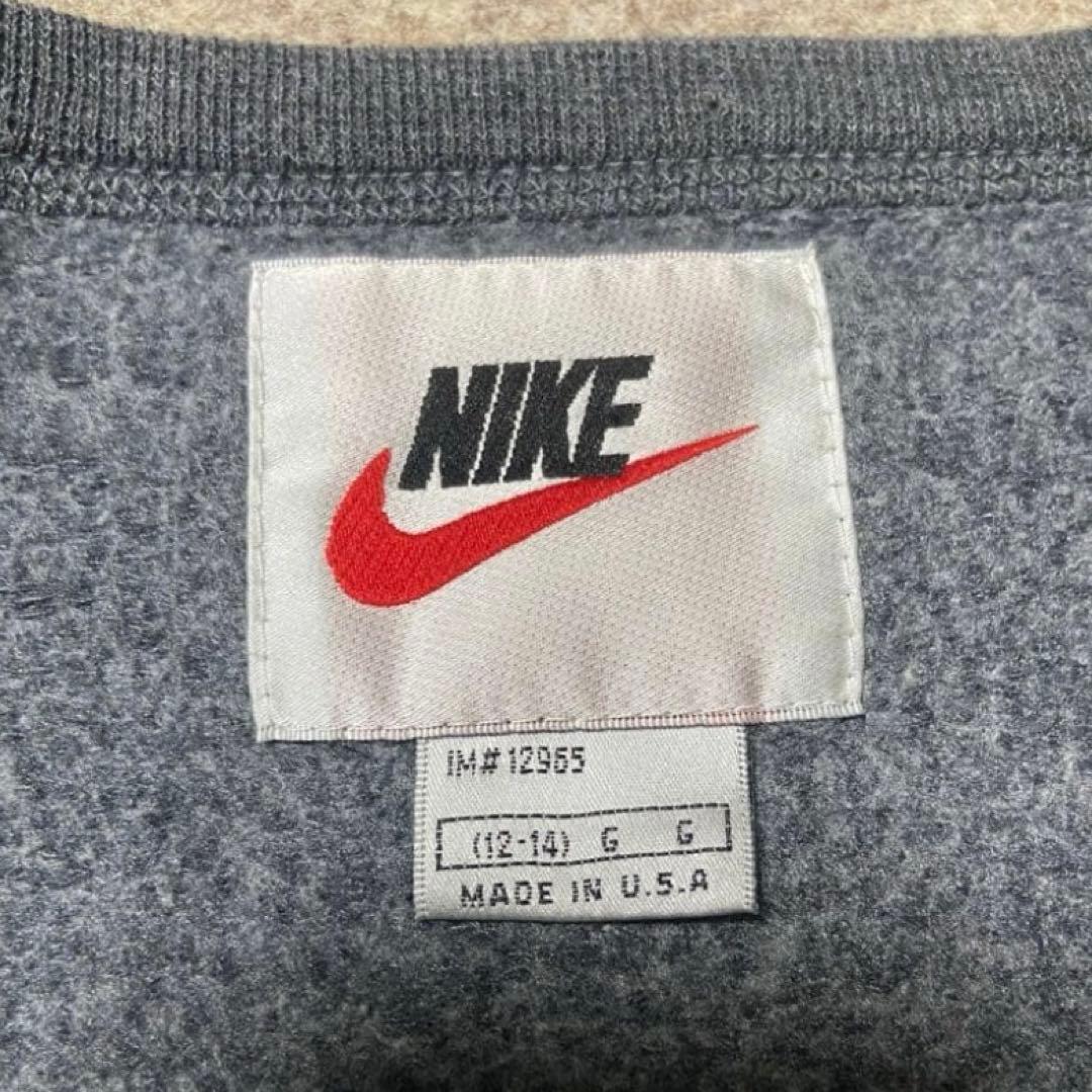 90s USA製 OLD NIKE sweat 刺繍 スウェット 菅田将暉 - メルカリ