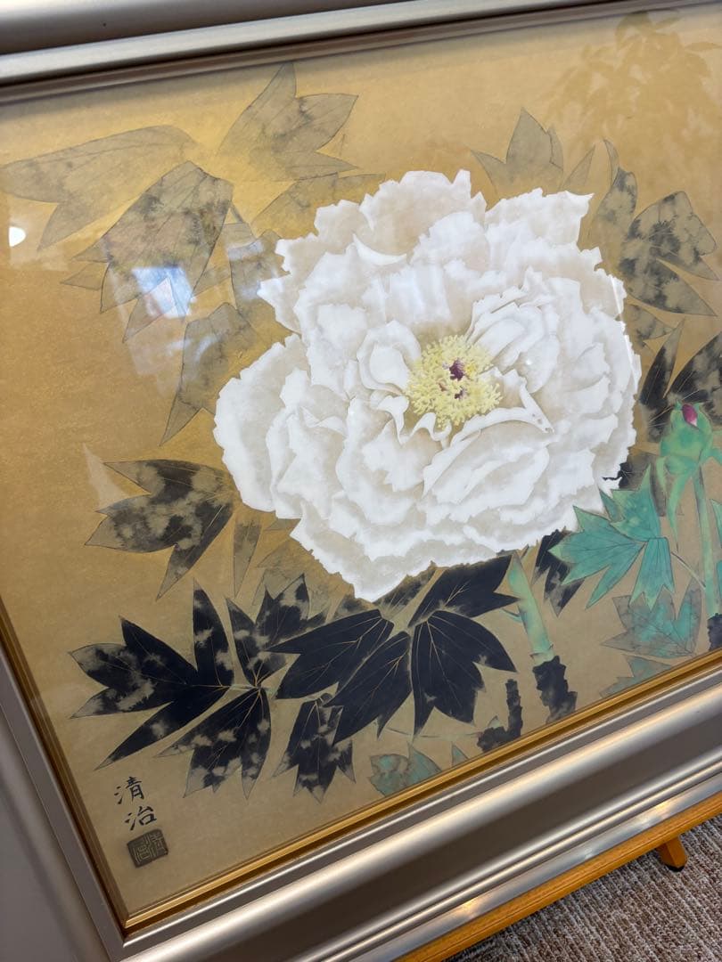 平山 郁夫 「銀野路 那智の瀧」45.5×69.5 cm 2021年後期展_6/26