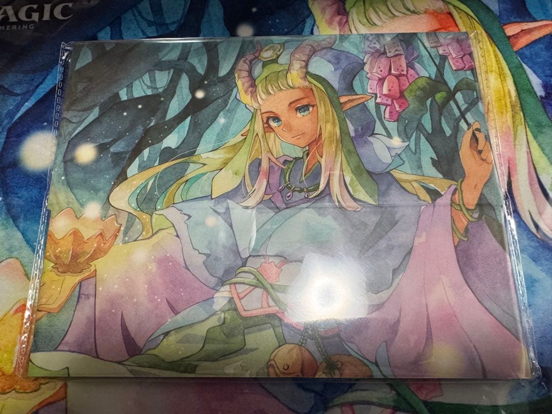 mtg マジック大戦祭 《花を手入れする者》 プレイマットセット - メルカリ