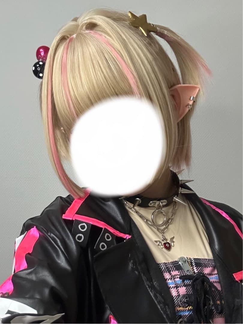 にじさんじ　魔界ノりりむ　コスプレウィッグ　おりコウ コスプレウィッグ バーチャルYouTuber VTuber 魔界ノりりむ