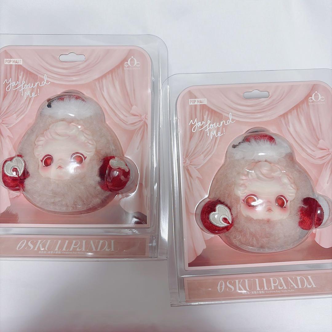 スカルパンダ You Found Me Moldy Muffin イヤホンケース Amazon.com: POP MART SKULLPANDA You Found Me！Series Earphone Bag