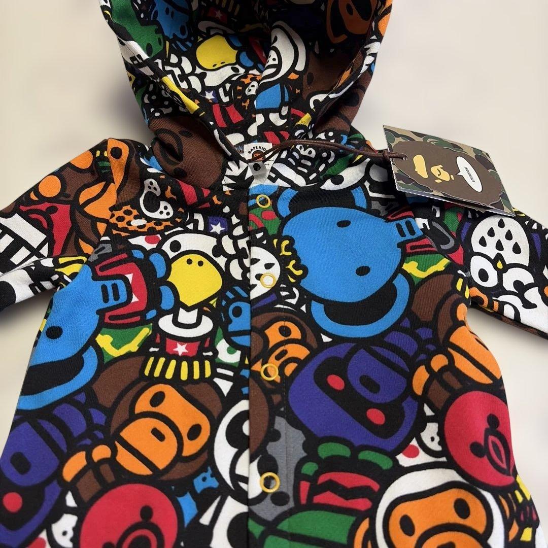 新品タグ付き】A BATHING APE Babyマイロサファリロンパース70 - メルカリ