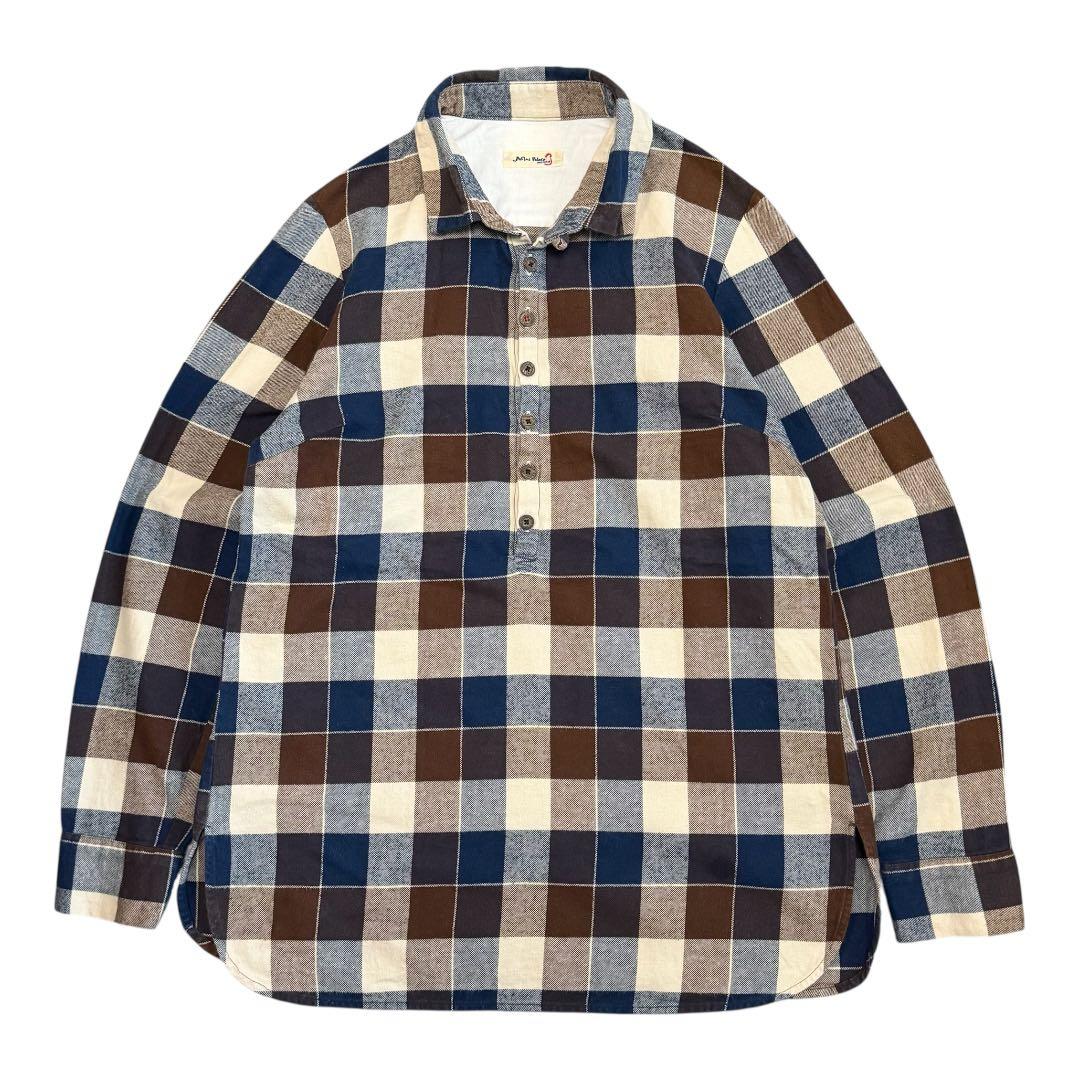 パラスパレス プルオーバー チェック シャツ ブラウス サイズ0 日本製