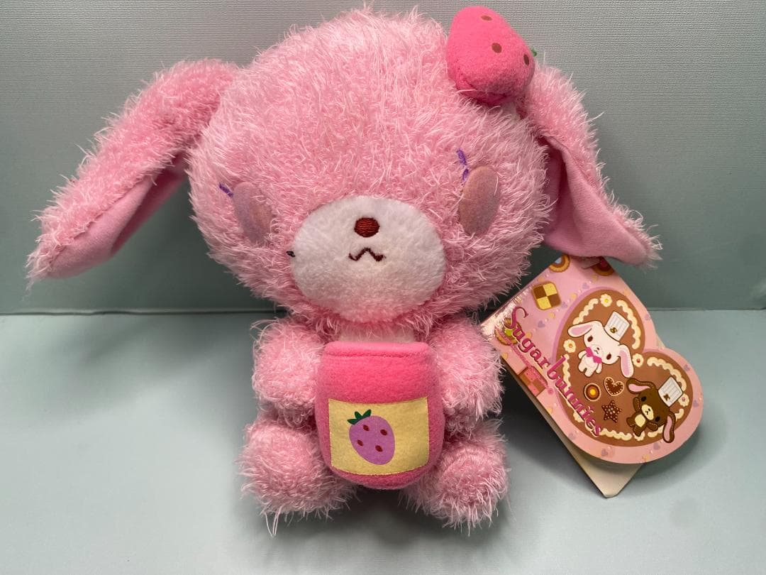 【激レア】サンリオ Sanrio シュガーバニーズ ピンク いちご うさぎ Yahoo!オークション - シュガーバニーズ ストロベリーうさ ぬいぐるみ