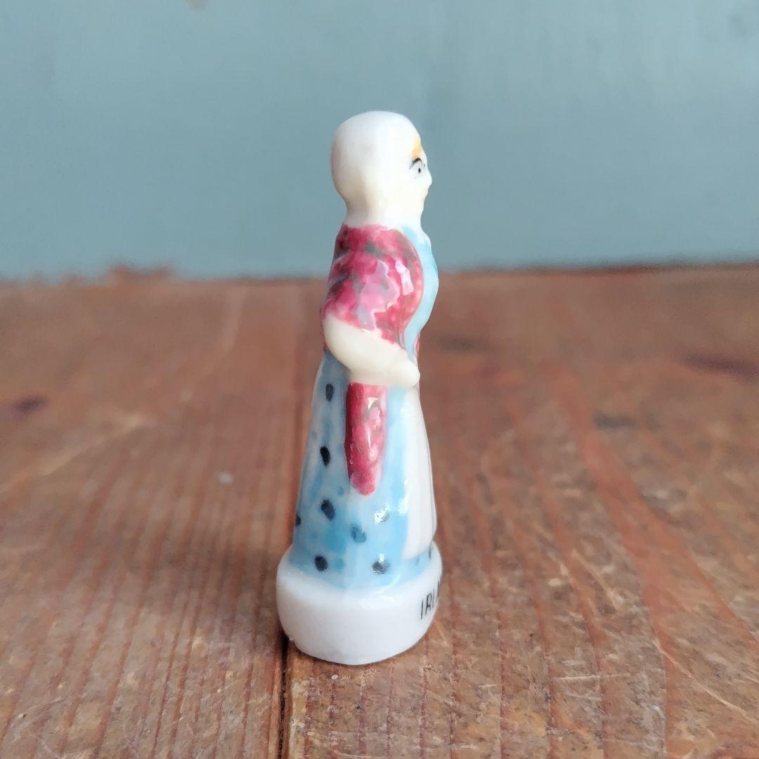 ビンテージフェーブ アイルランド フランス雑貨 陶器置物ガレット